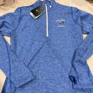 Colby Sawyer College (NH) Nike Dry Fit Zip Up-MED